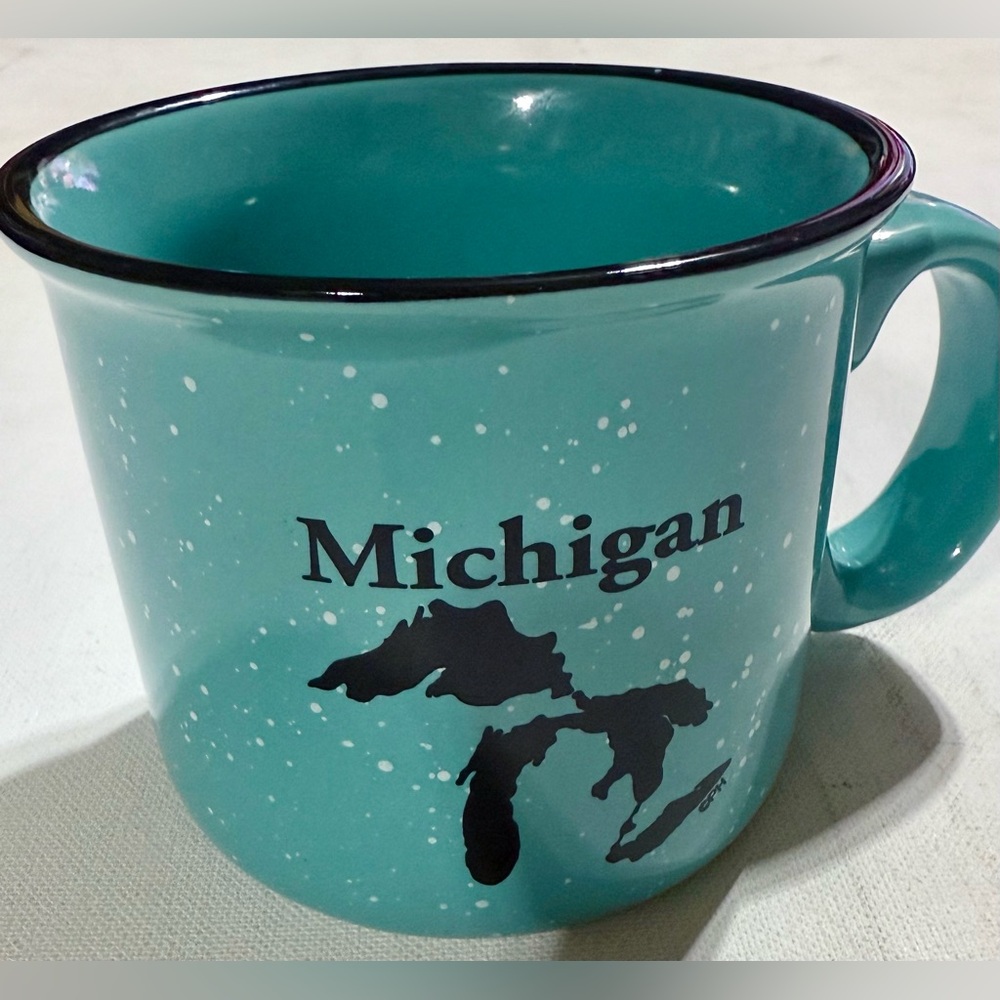Michigan Speckled Teal Mug